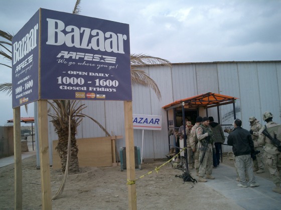 Iraqis ply goods to Americans, in secret